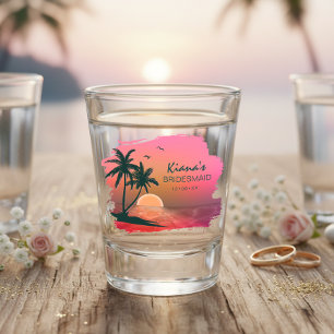 Tropical Isle Brautjungfer/Jungfer/Pink ID581 Schnapsglas