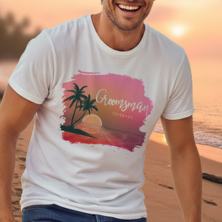 Tropical Isle Trauzeuge Pink ID581 T-Shirt