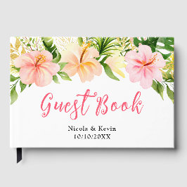 Tropical Jungle Floral Wedding Gästebuch