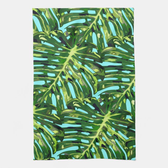 Tropical Kittuch Geschirrtuch (Vertikal)