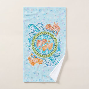 Tropical Koi Mandala Art Zen Océan Vibrant
