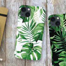 Tropical Leaf Motif iPhone / coque ipad