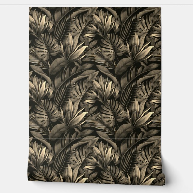 Tropical Leaves Tapete (Abrollen)