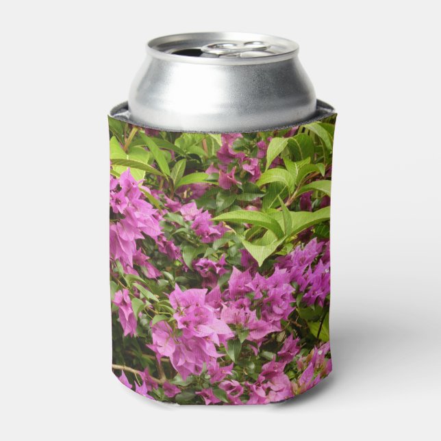 Tropical Lila Bougainvillea Floral Dosenkühler (Kanne Vorderseite)