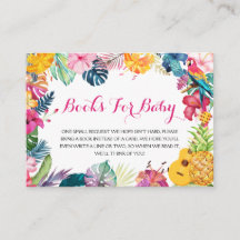 Tropical Luau Books für die Babyverpackungskarte