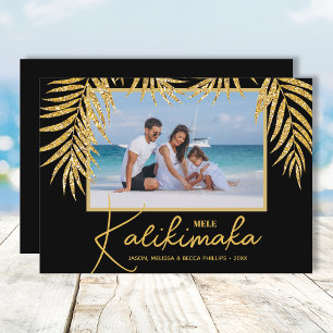 Tropical Mele Kalikimaka Weihnachtsgebäck Foto Feiertagskarte