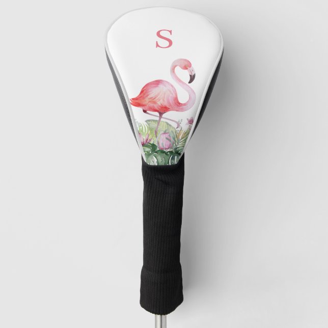 Tropical Monogram Golf Head Cover Headcover (Vorderseite)
