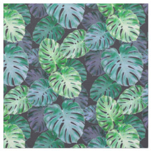 Tropical Monstera Blätter Stoff