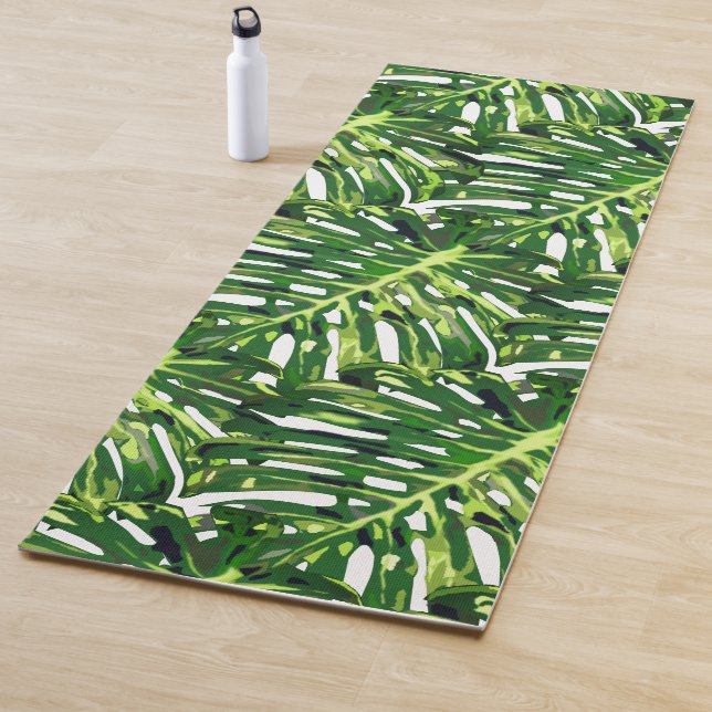 Tropical Monstera Blätter Yoga Mat - Relax Yogamatte (Beispiel)