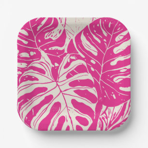 Tropical Monstera entwarf Paper Teller