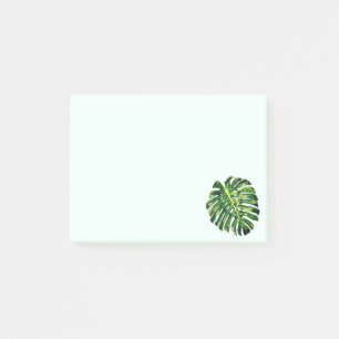 Tropical Monstera Leaf - Natur Post-it Klebezettel