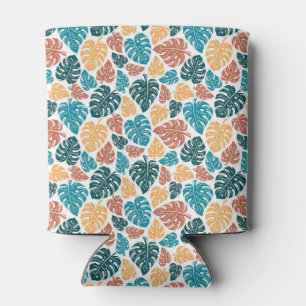 Tropical Monstera Leaf Pattern - farbenfrohe Natur Dosenkühler