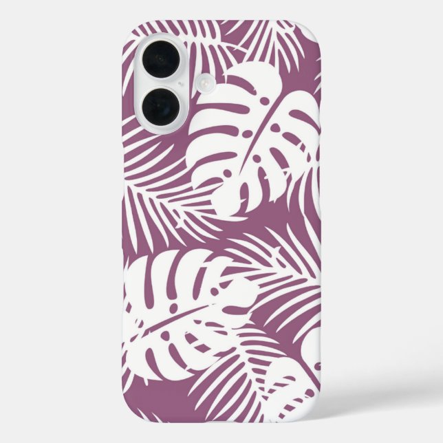 Tropical Monstera Leaf Phone Case (Rückseite)