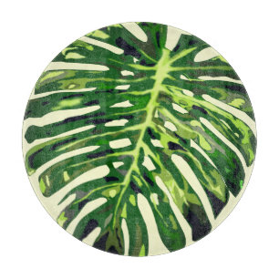 Tropical Monstera Leaf - Schneidebrett