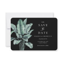 Tropical Monstera Save the Date