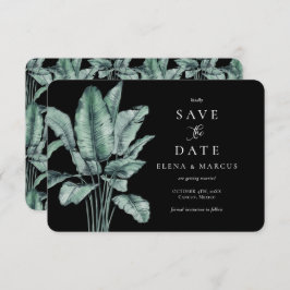 Tropical Monstera Save the Date
