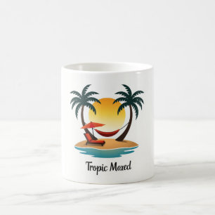 Tropical Mood Sunset Hammock Mug