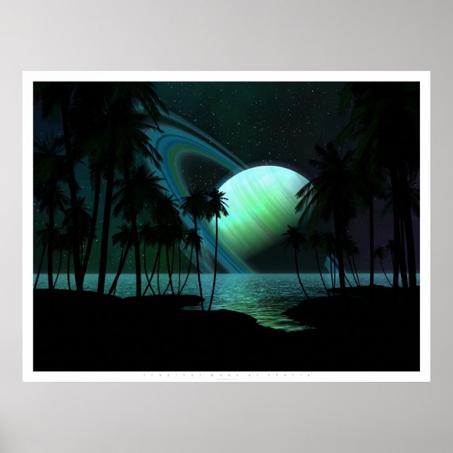 Tropical Moon of Thetis Poster (Vorne)