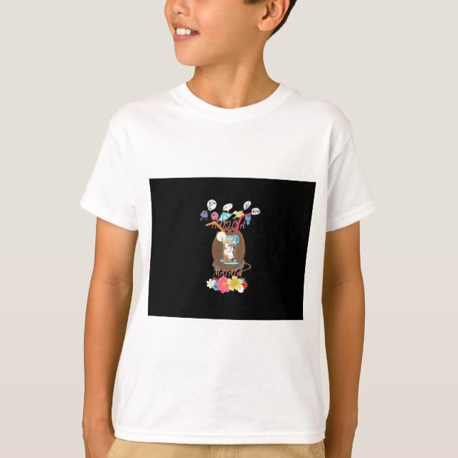 Tropical Nature's Bounty" Kokospalmen T-Shirt (Vorderseite)