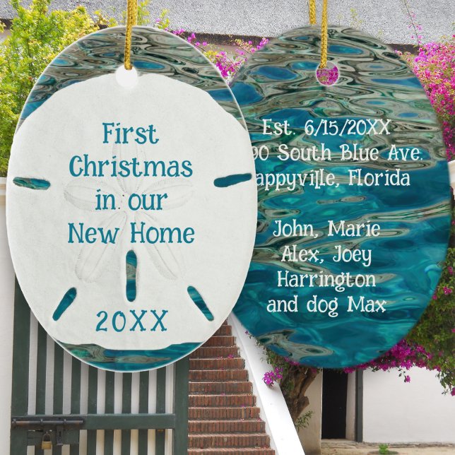 Tropical New Zuhause Etablierte Weihnachten Keramik Ornament (Von Creator hochgeladen)