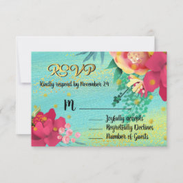 Tropical Ocean Breeze or floral RSVP