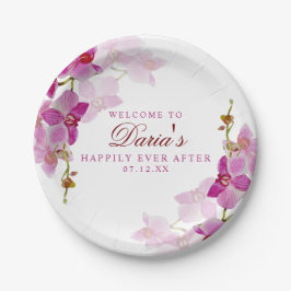 Tropical Orchid Pappteller