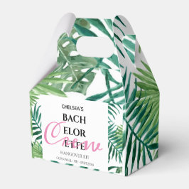 Tropical Palm Blätter Bachelorette Hangover Kit Geschenkschachtel