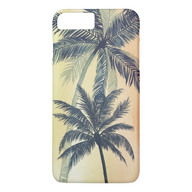 Tropical Palm Blätter Case-Mate iPhone Hülle (Rückseite)