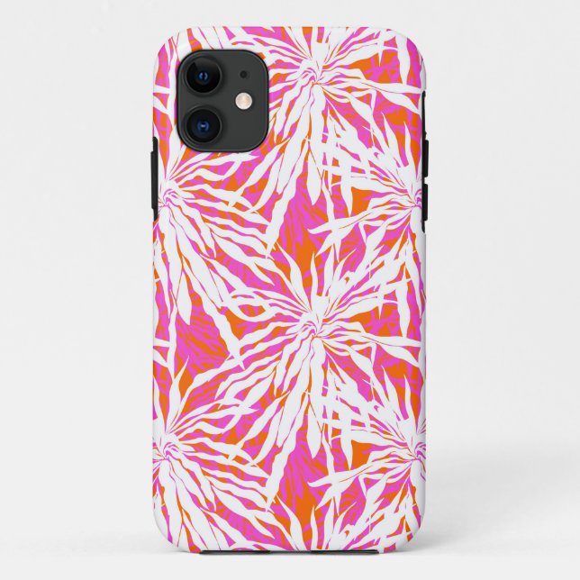 Tropical Palm Blätter Case-Mate iPhone Hülle (Rückseite)