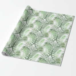 Tropical Palm Blätter Geschenkpapier