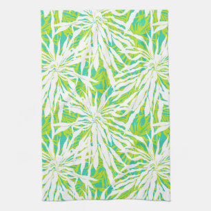 Tropical Palm Blätter Muster Handtuch
