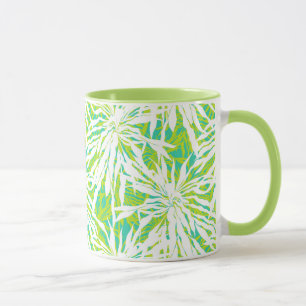 Tropical Palm Blätter Muster Tasse