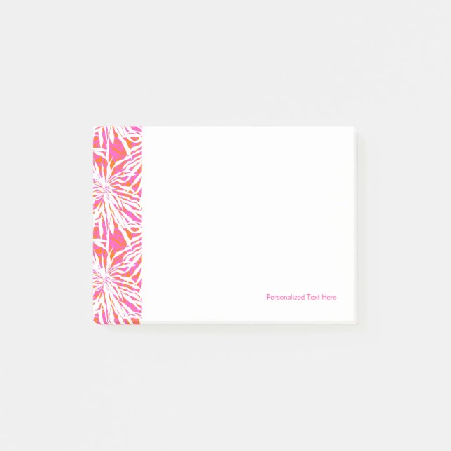 Tropical Palm Blätter Post-it Klebezettel (Vorderseite)