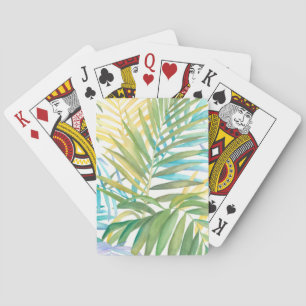 Tropical Palm Blätter Spielkarten