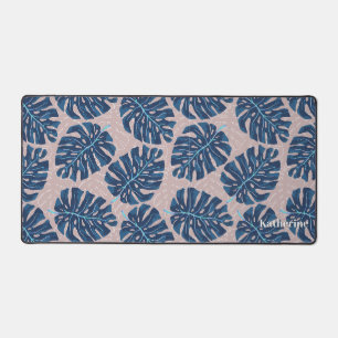 Tropical Palm Bleu Gris