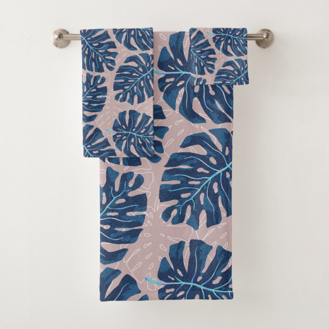 Tropical Palm Blue Grey (En situation)