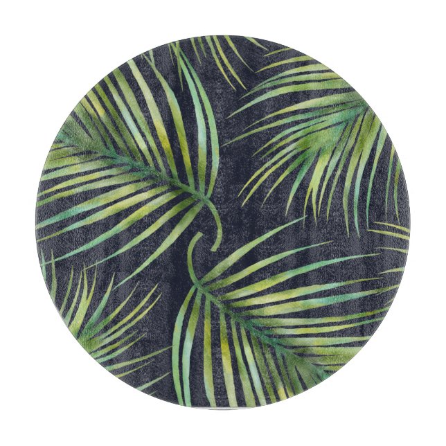 Tropical Palm Cutting Board Schneidebrett (Vorderseite)