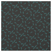 Tropical Palm Leaf Aquamarines Schwarzes Dschungel