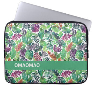 Tropical Palm Leaf Muster iPad Fall Laptopschutzhülle