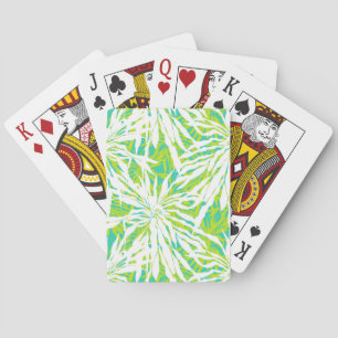 Tropical Palm Leaves Pattern Spielkarten