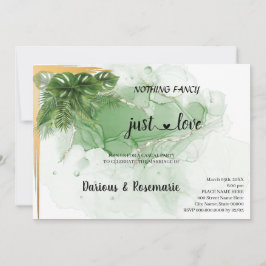 Tropical Palm Nichts Extravagant nur Liebe Eloptio Einladung