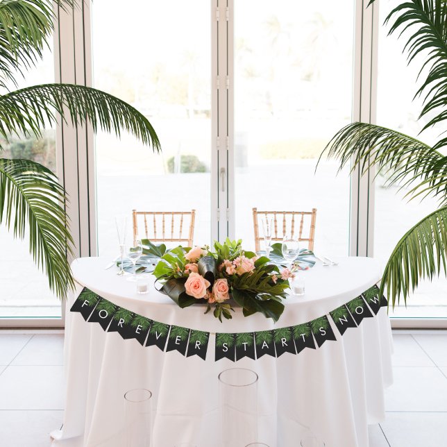 Tropical Palm Night Sky startet jetzt Wimpelkette (Von Creator hochgeladen)