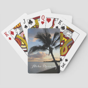 Tropical Palm Ocean Aloha Dreaming Spielkarten