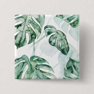 Tropical Palm Split Leaf Button