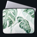 Tropical Palm Split Leaf Laptopschutzhülle<br><div class="desc">"Split Leaf II" von Grace Popp. Eine gedämpfte Palette tropischer Pflanzen.</div>
