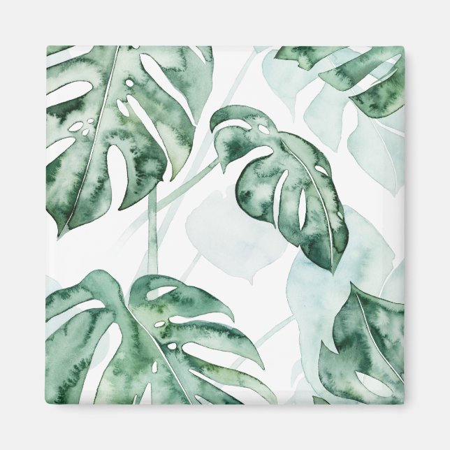 Tropical Palm Split Leaf Magnet (Vorne)