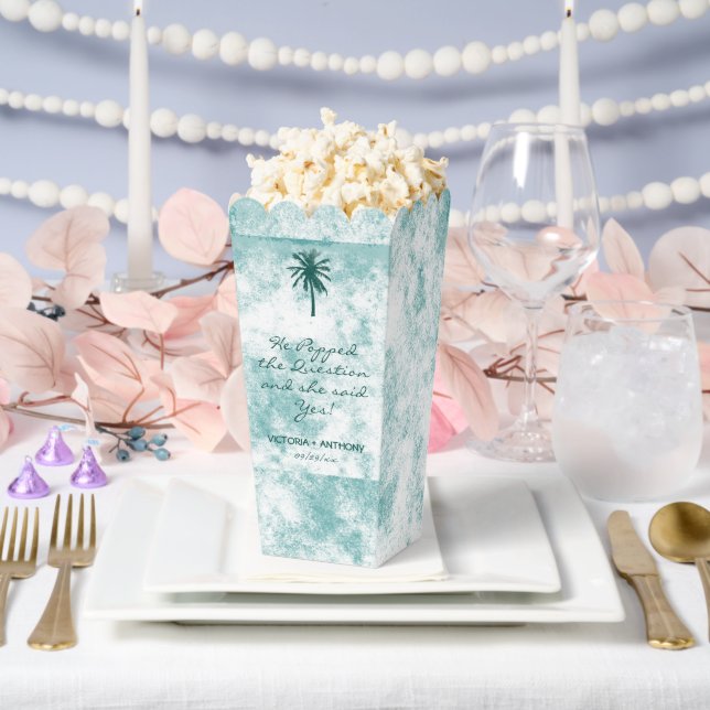 Tropical Palm Tree Beach Hochzeit Geschenkschachtel (Hochzeit)