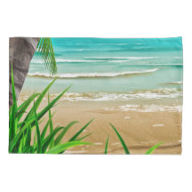 Tropical Palm Tree Beach Island