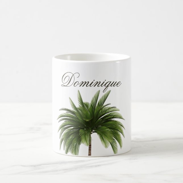 Tropical Palm Tree Chic Personal Kaffeetasse (Mittel)
