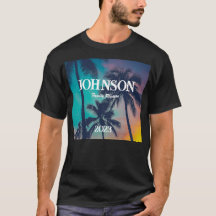 Tropical Palm Tree Family Wiedersehen T-Shirt - An